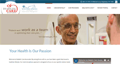 Desktop Screenshot of diabeticcareassociates.com